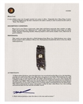 Bruce Lee Personally Owned & Worn Watch -- Very Cool Band Made of Leather & Metal Accents
